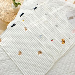 Pure Cotton Dog Pads Leass Pet Pet Bending Лето охлаждение легкие дышащие коврики щенки 240418