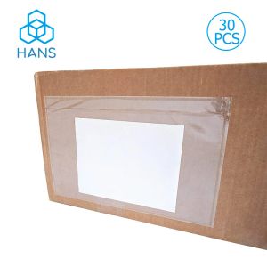 Bolsas 30pcs bolsas de fatura fechadas sacos de adesivo de remessa envelopes plásticos de plástico Lista de embalagem de carga superior autônoma