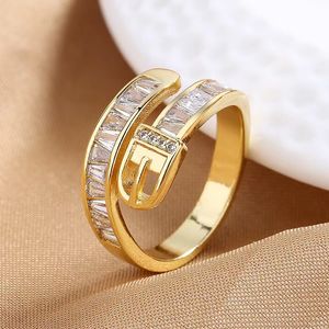 Fashion Classic Vegan Ring Wedding Wedding Day 14K Gold Gift com Diamond Choice of Styles