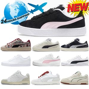 mens womens classic pumaa suede xl designer shoes high heel pink white black pink blue men women casual shoes trainers sneakers 35.5-45 pu Vintage