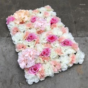 Dekorative Blumen 40x60 cm Seiden Rose Blume Wand Hochzeit Dekoration Kulisse künstliche romantische Dekoration