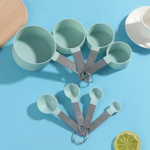 Measuring Tools 8PCs Cups Spoons Kitchen Baking Cooking Bakeware Set