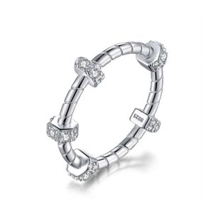 Designer Mode S925 Sterling Silber Carter Ring für Frauen mit einem Gefühl von Luxus und Nische.Gleicher Stil 925 Damen Licht Ins