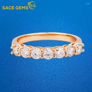 Rings de cluster Sace Gems GRA certificado