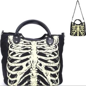 Wallets Glow in the Dark Skeleton Bones Bats Skulls Eyeballs Gothic Shoulder Bag Handbag Horror Bags Designer Handbags Shoulder Bag