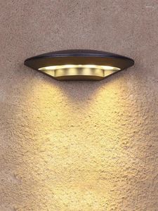 Vägglampa Vattentät LED -ljus utomhus trädgårdslandskap staket bostadskorridor tuinlamp buitenverlichting community sconces