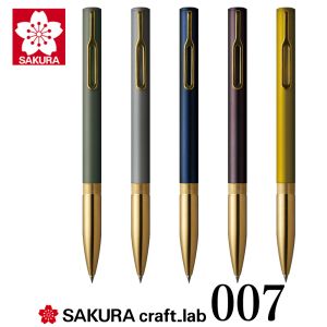 Pennor Japan Sakura Gel Pen Craft_Lab 007 Copper Barrel Gold Low Gravity Metal Signature 0.5mm Highend Office Stationery New Pen