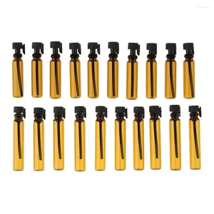 Storage Bottles 50PCS 1mL Mini Essential Oils Portable With Exquisite Appearance Great For Storing And Sampling Perfume