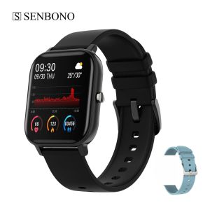 Relógios senbono p8 smartwatch ip67 relógio inteligente relógio aquático Relógio Inteligente Smart Watch Men suporta rastreador de fitness da frequência cardíaca