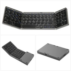 Mini przenośna składana klawiatura cienka bezprzewodowa klawiatura Numer BT dla Mac Windows Laptop Tablet Lighthandy Bluetooth Compatyble 240418