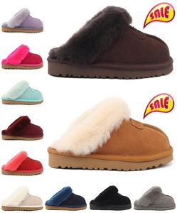 australia designer slippers women fur slides sandals womens mens winter snow shoes classic mini sneakers black pink chestnut sport3586308