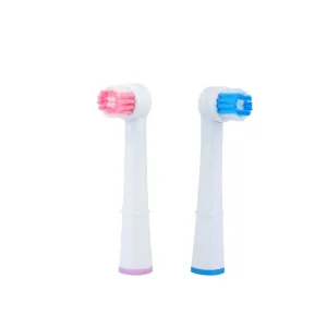 Tandborste 4st 360 ° roterande elektrisk tandborsteersättning borsthuvud för A28 Tandborste roterande små runda huvudmedium mjuka borst