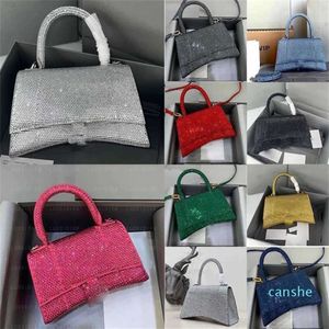 Torebki klepsydry wieczorowej xs torebka z kryształkami Tote Ladys Rhinestone Diamante impreza PROM TORDBAGS Blask Tote Luxur303i