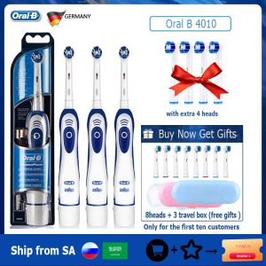 Головы Oral B DB4010 Электрическая зубная щетка 2D вращение Чистые зубы взрослой гигиена зубной гигиены DB4510 зубной щеткой с заправками.