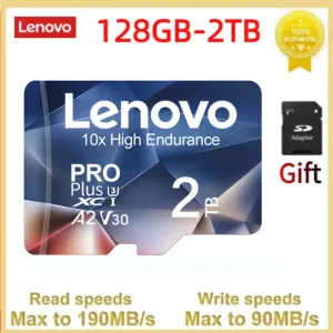 Karty Lenovo 2TB 1TB A2 Mini SD karta Memory Card Cards1