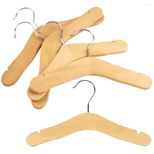 Stume da stoccaggio 5 pezzi piccoli ganci per bambini ganci per vestiti guardaroba per bambini abiti per bambini in legno per bambini