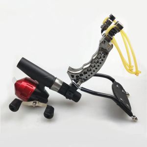 Accessori potenti set di caccia alla pesca con fitta per pesca pro -pesce freccia catapulta lanciatore all'aperto o caccia alla pesca all'aperto accurata