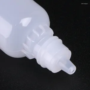 Storage Bottles 15ml Plastic Empty Dropper Portable Eye Drops Containers With Screw Cap Clear Squeezable Bottle