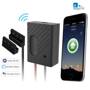 Controle Wi -Fi Switch Switch Smart Garage Door Opener Controller Trabalho com o Alexa Echo Google Home Ewelink App Control, nenhum hub exige