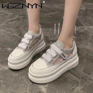 Scarpe casual piattaforma femminile femmina Moccasin TOE TOE MODIS CAMBINE A CAVE 2024 Sneaker All-Match Osserva