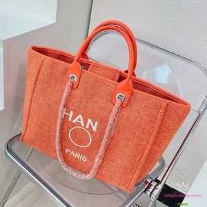 10A مصمم كبير Deauville Tote Beach Facs Luxury Luxury Hand Hands Shop Travel Counter CC Bag Women’s Mens Bear Chain Bage Bucket Crossbody Travel Bag Bag