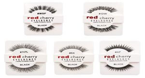 15 styles RED CHERRY False Eyelashes Natural Long Eye Lashes Extension Makeup Professional Faux Eyelash Winged Fake Lashes Wispies1966813