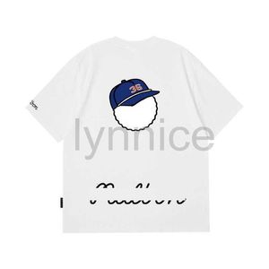 Malbons golfkläder Mens T Shirts Cartoon Ball Print Tshirt Pure Cotton Bowable Casual Sports Tees 2024 Summer USA High Street Tops 18