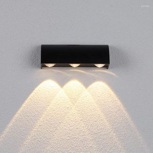 Vägglampa Modern LED 3W inomhus utomhus IP65 Vattentät ljus sovrum sovrum trappa korridor veranda belysning fixtur AC86-265