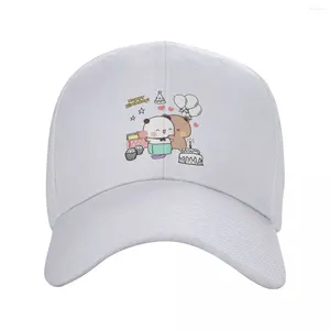 Berets Happy Birthday Bubu Dudu Baseball Cap Unisex Vintage Sun Hats Panda Bear Dad Hat Regulowany poliester Trucker