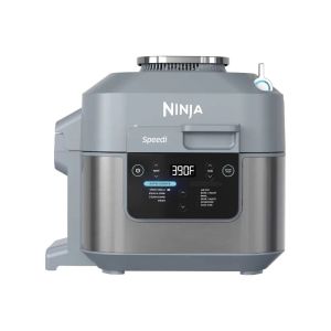 Fryers Ninja Speedi Rapid Cooker & Air Fryer, SF300, 6Qt. Capacity, 10in1 Functionality, Meal Maker, Sea Salt Gray