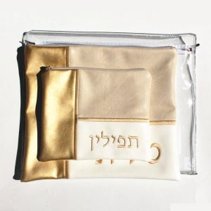 Taschen Tefillin -Tasche für Tallit Gebetschal -Schal PU Jüdisches Gepäck Judentum