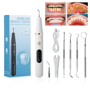 Cleaners Ultrasonic Dental Calculus Scaler Teeth Cleaner Smoke Stains Plaque Tartar Dental Stone Removal Teeth Cleaning Whitening Tools