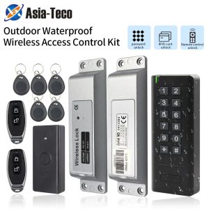 Control Waterproof Wireless Access Control Kits Electronic Gate Garage Door Opener Digital Set RFID Smart Lock Kit Access Control System