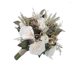 Декоративные цветы свадебной букет - длительная долговечность для специальных дневных элегантных свадебных принадлежностей с низким содержанием обслуживания