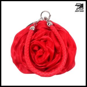 Taschen Vintage Ladies Blumenabendtasche Frau Mode Rose Blumenkette Handtasche Brauthochzeitsfeier Clutch Abendessen Kleine Geldbörse Bolso