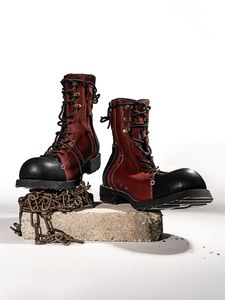 天然の牛革の男性または女性足首のブーツ高品質のミリタリーアウトドアブーツビッグサイズレトロクラシック男性または女性の靴カスタマイズされた靴15日出荷