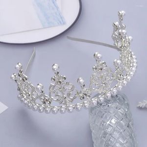 Clipes de cabelo yy pérolas tiaras e coroas de luxo princesas no engajamento de concurso acessórios de casamento para jóias de noiva coroa de cristal