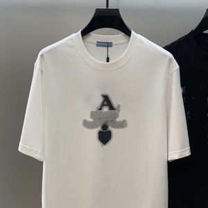 メンズTシャツ、メンズTシャツデザイナートップ、文字印刷された特大の半袖スポーツシャツ、Tシャツプルオーバーパターン、コットンTシャツTOP533