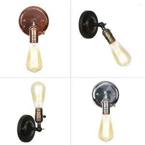 Vägglampor vintage ljus modern sovrum sovrum lampa för heminredning klassisk sconce belysning fixtur knopp switch switch switch