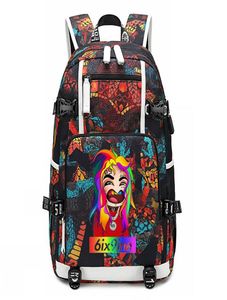 バックパック18インチメン6ix9ine Tekashi Gooba College Laptop Back Pack School Bags Teenage Girls Large Travel Bagpack3834973