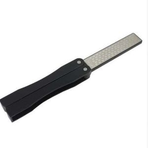 Dubbelsidig vikta professionella knivslipare Whetstone Pocket Diamond Sharpening Stone Afilador Cuchillo Outdoor Tools309m