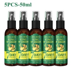 Шампутистер 3PCS/5PCS Ginger Hair Grown Eving Oil Products для мужчин.