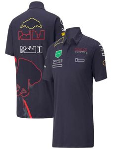 F1 Outdoor Racing Polo Shirts Formuła 1 Drużyna 2022 Letni fani na świeżym powietrzu krótkie sport