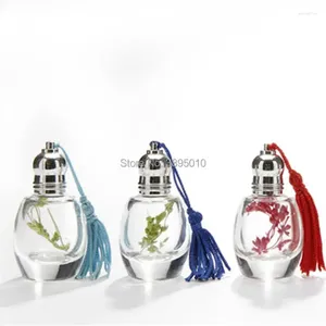 Storage Bottles 10ml Tassels Glass Perfume Bottle Essential Perfumes Empty Cosmetic Containers For Travel F416