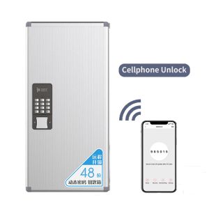 Controle Wehere Smart Home Control SmartphoneUnlock 24/32/48 Solt Tecla de gerenciamento do gabinete Caixa Caixa de parede Montagem de parede para o titular da chave do escritório Caixa