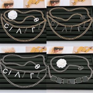 Waist Designer Belt for Womens 9 Styles Metal Belts Chain Letter Pendant Dress Waistband Christmas Gifts s band