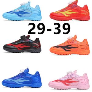 Kids Low Top Football Shoes Boys Girls Professional TF Soccer Boots Youth Children's Turf Cleats