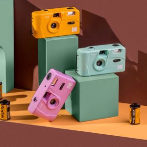 カメラkodak M35フィルムカメラ35mmレトロマニュアルフィルムカメラカメラは、フラッシュ機能の再現性を備えた無関心なフィルムハイン