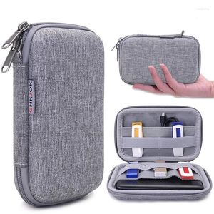 Storage Bags Digital Cable Bag Zipper USB Data Wires Electronic Accessories Case Charger Earphone Gadget Organizer For Travel