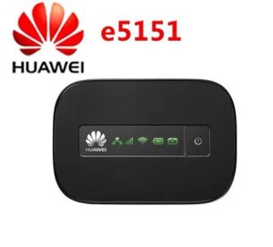 ルーターオリジナルロック解除されたHuawei E5151 21.6mbps 3G WiFi HotspotモバイルWifiルーターとオリジナルの小売ボックス